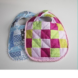 Patchwork-baby-bib