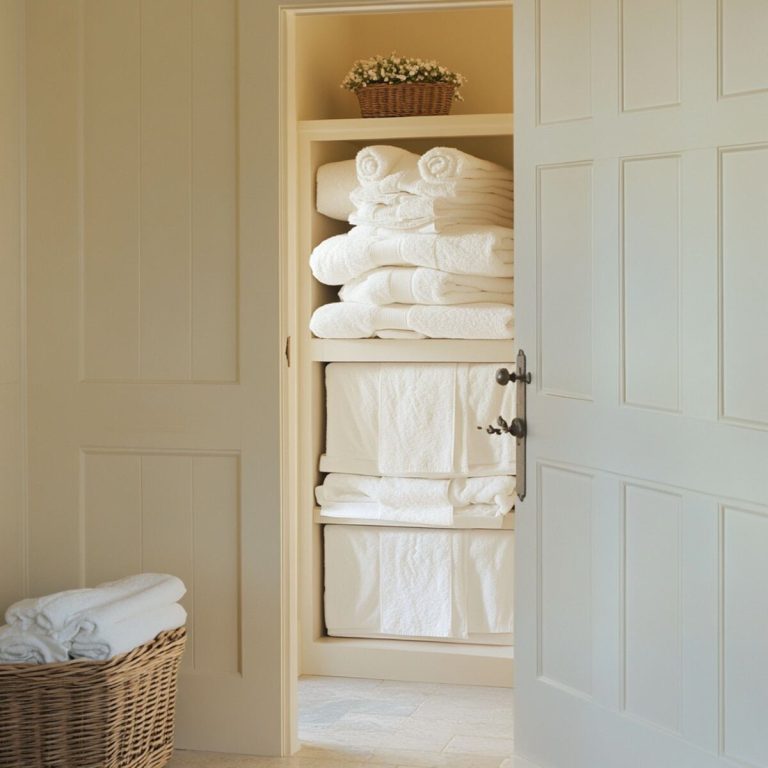 Behind-door-linen-storage