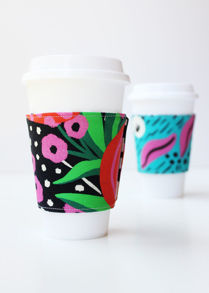 Cotton-fabric-coffee-sleeve