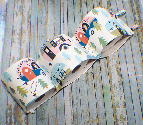 Fabric-finished-roll-holder