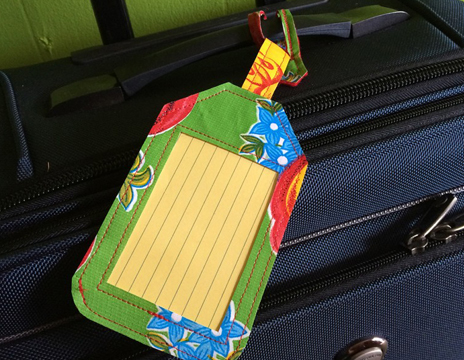 Fabric-luggage-tag