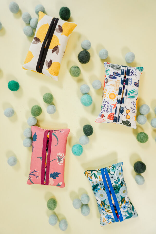 Fabric-travel-tissue-holder