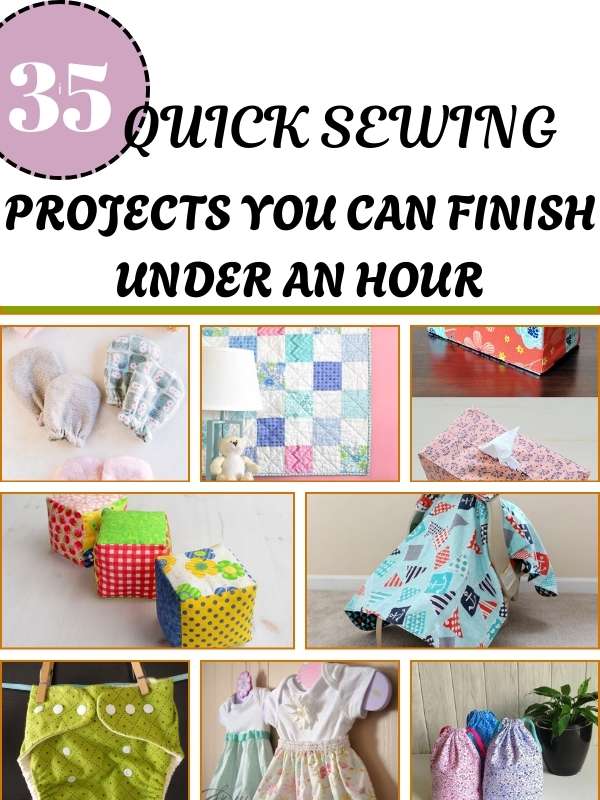 sewing projects to sew under an hour