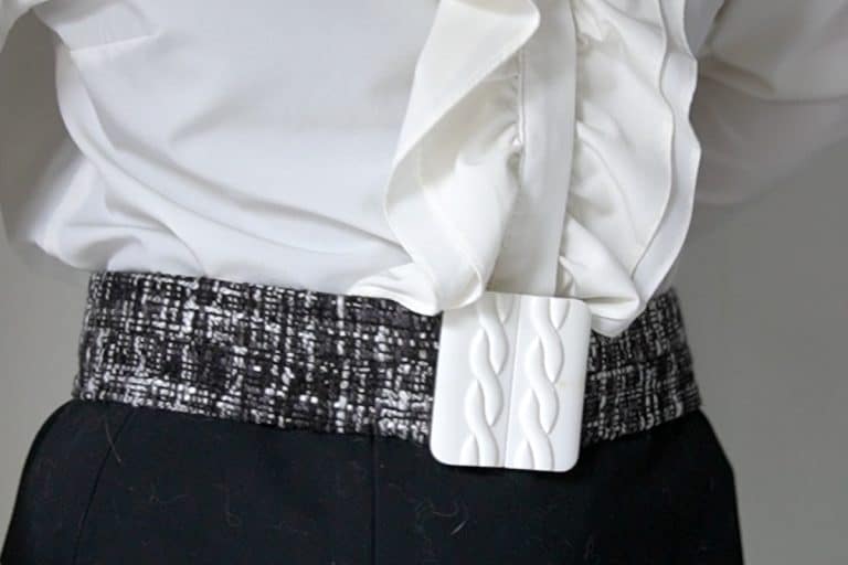 Wide-fabric-belt