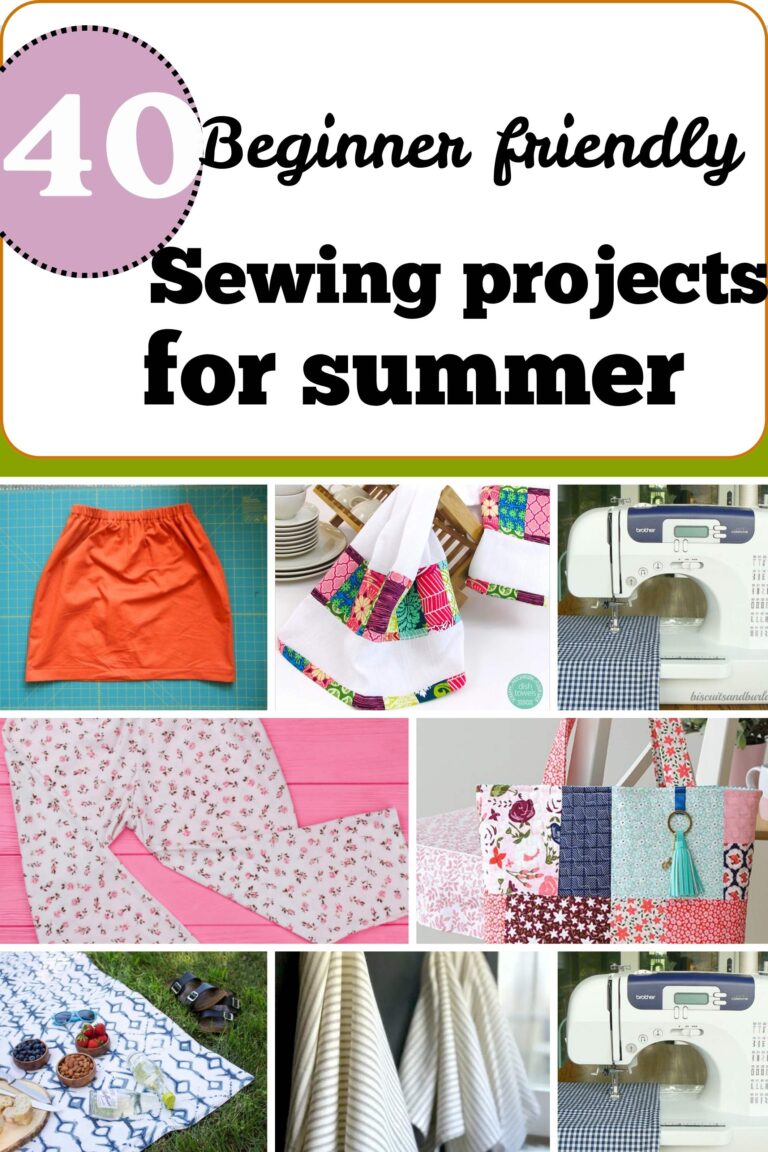 40 Beginner friendly sewing projects for summer