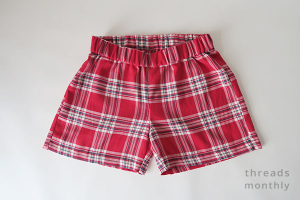 Elastic-waist-short