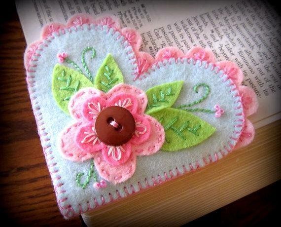 FABRIC COVER BOOKMARK