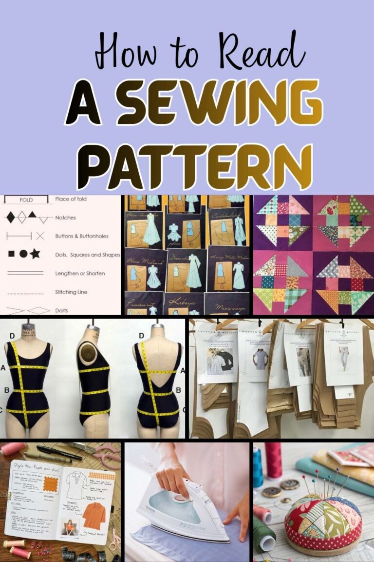HOW TO READ A SEWING PATTERN