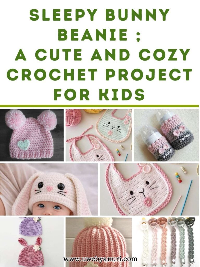Sleepy Bunny Beanie – A Cute and Cozy Crochet Project for Kids
