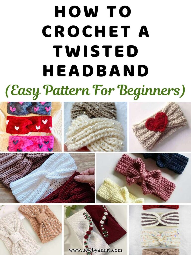 How to Crochet a Twisted Headband (Easy Beginner Pattern)