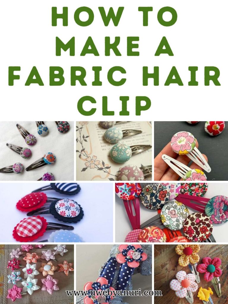 How to Make a Fabric Hair Clip