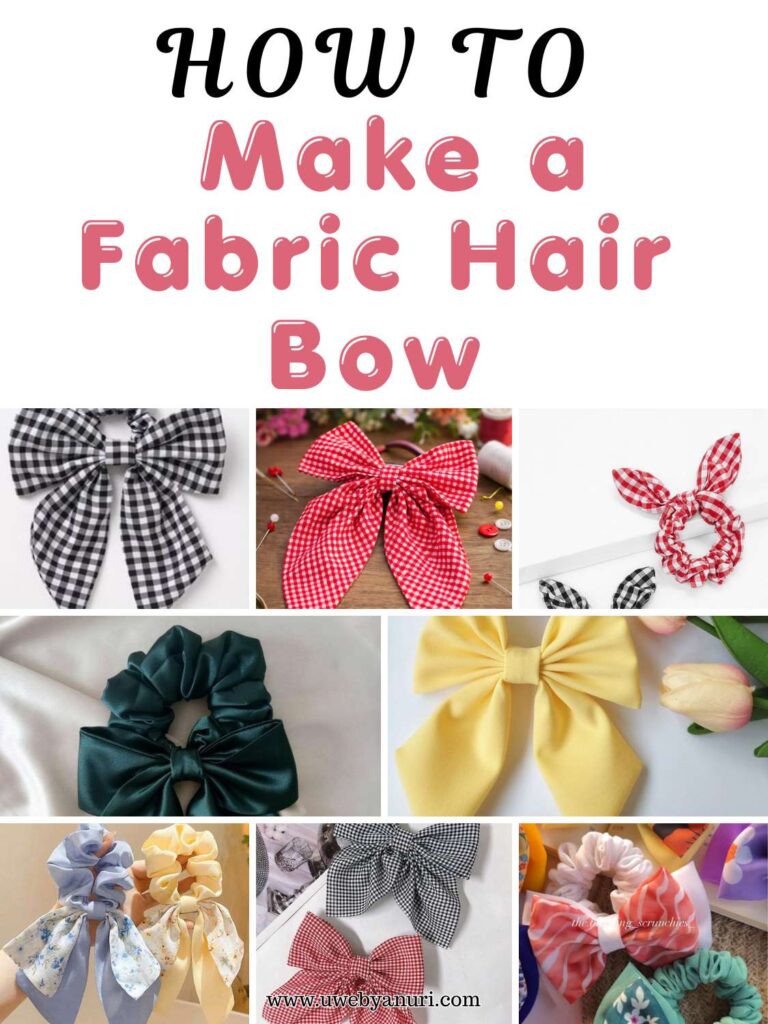 How to Make a Fabric Hair Bow