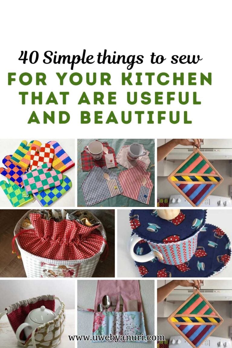 40 Simple Things to Sew for Your Kitchen That Are Useful and Beautiful