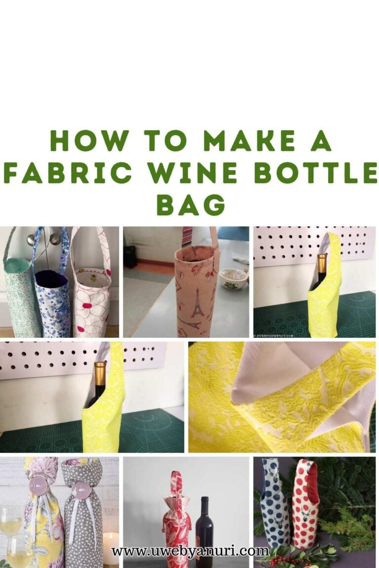 How to Make a Fabric Wine Bottle Bag