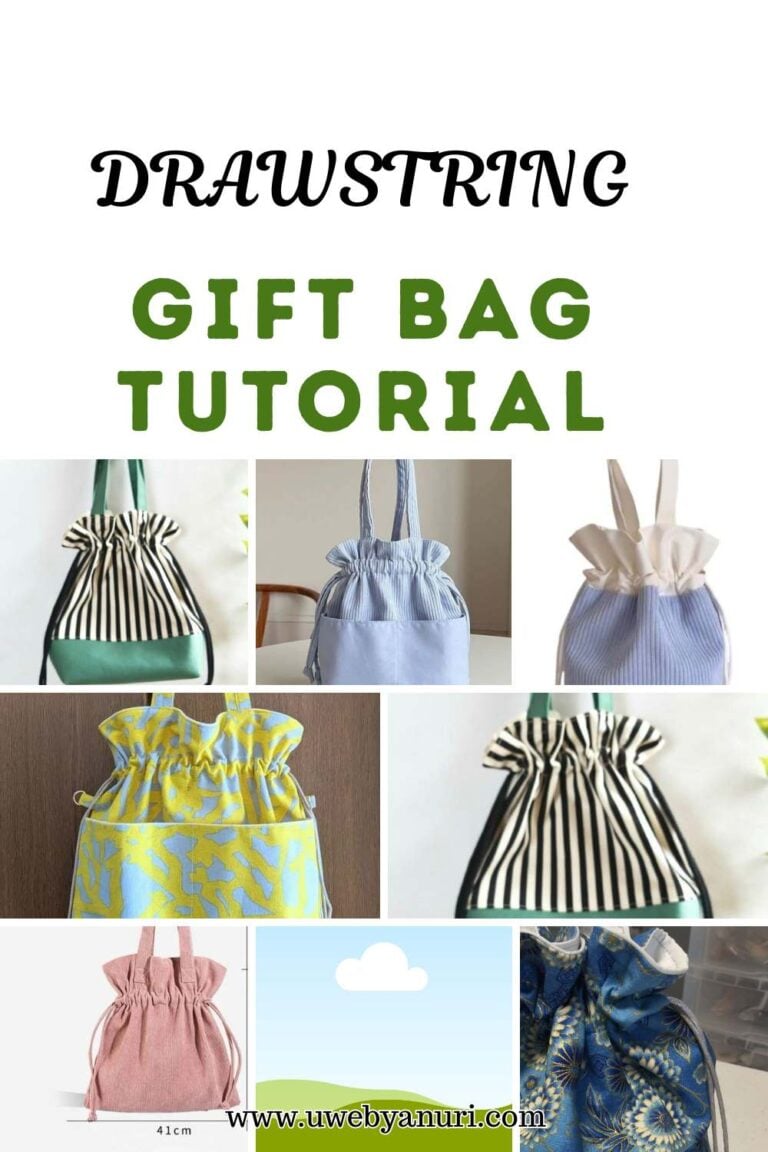 Drawstring Gift Bag Tutorial