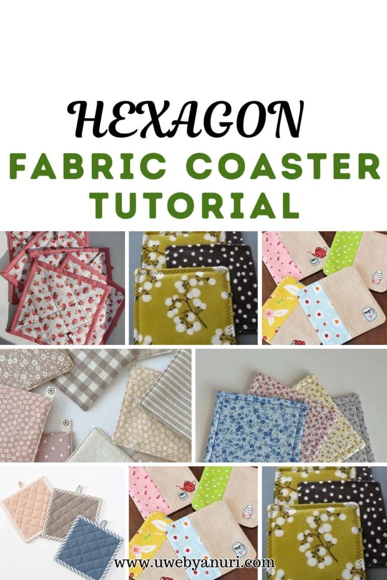 Hexagon Fabric Coaster Tutorial: Easy DIY Sewing Project for Beginners