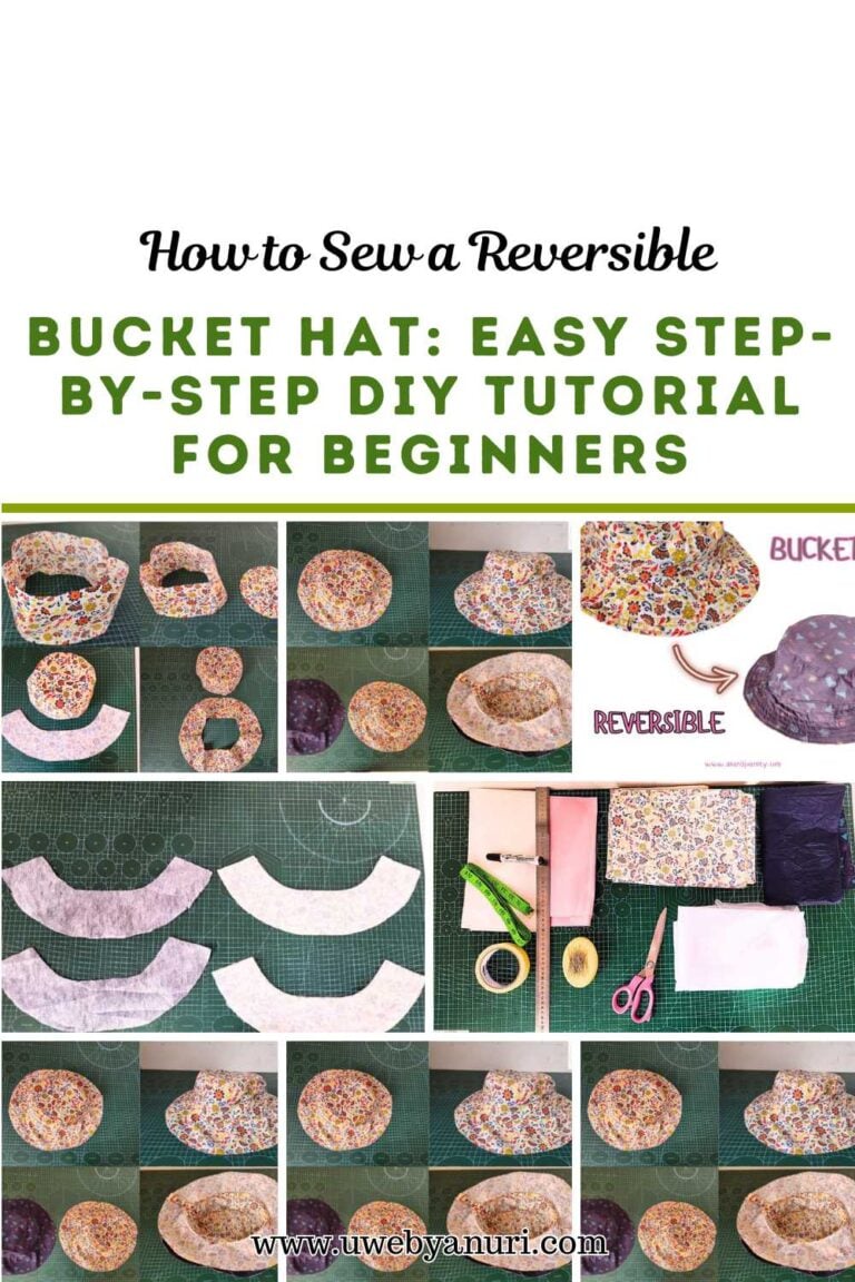 How to Sew a Reversible Bucket Hat: Easy Step-by-Step DIY Tutorial for Beginners