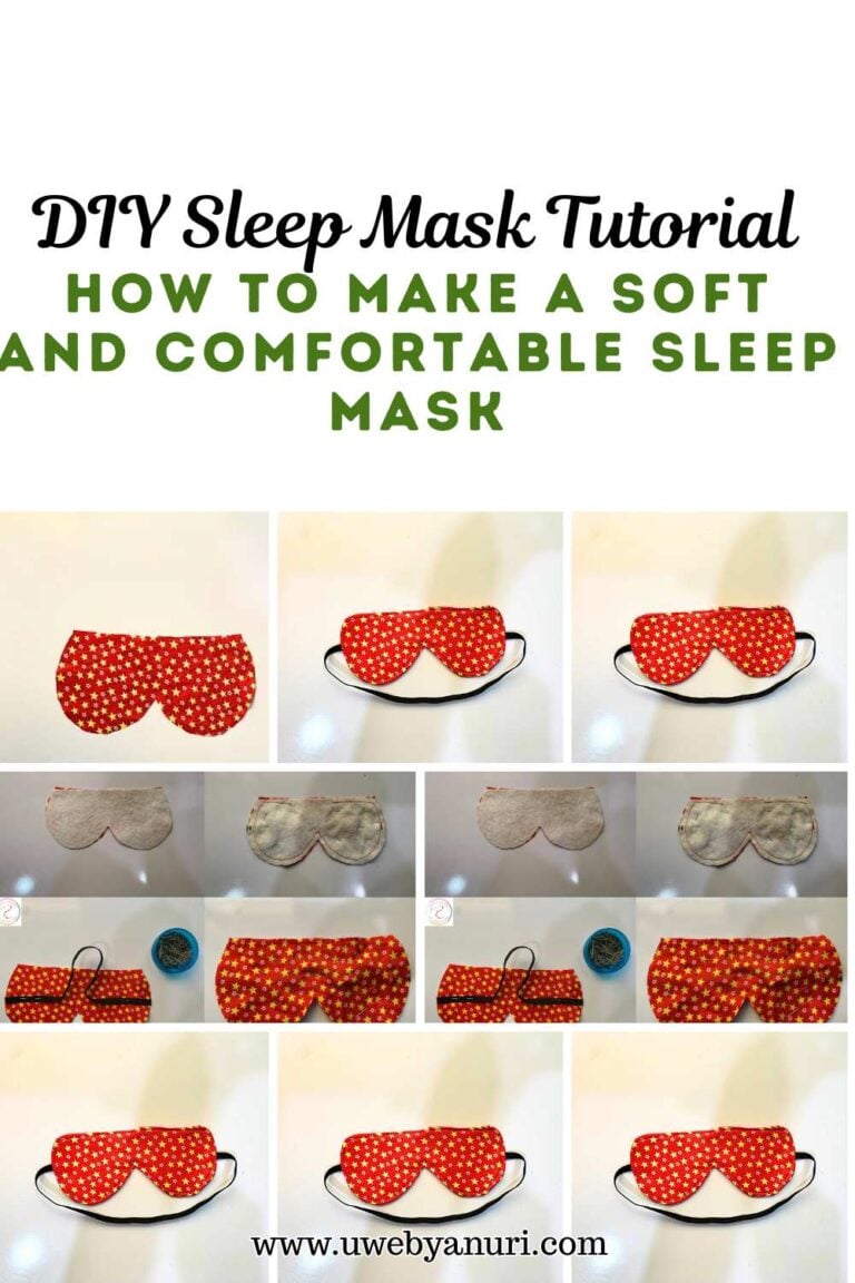 DIY Sleep Mask Tutorial: How to Make a Soft and Comfortable Sleep Mask