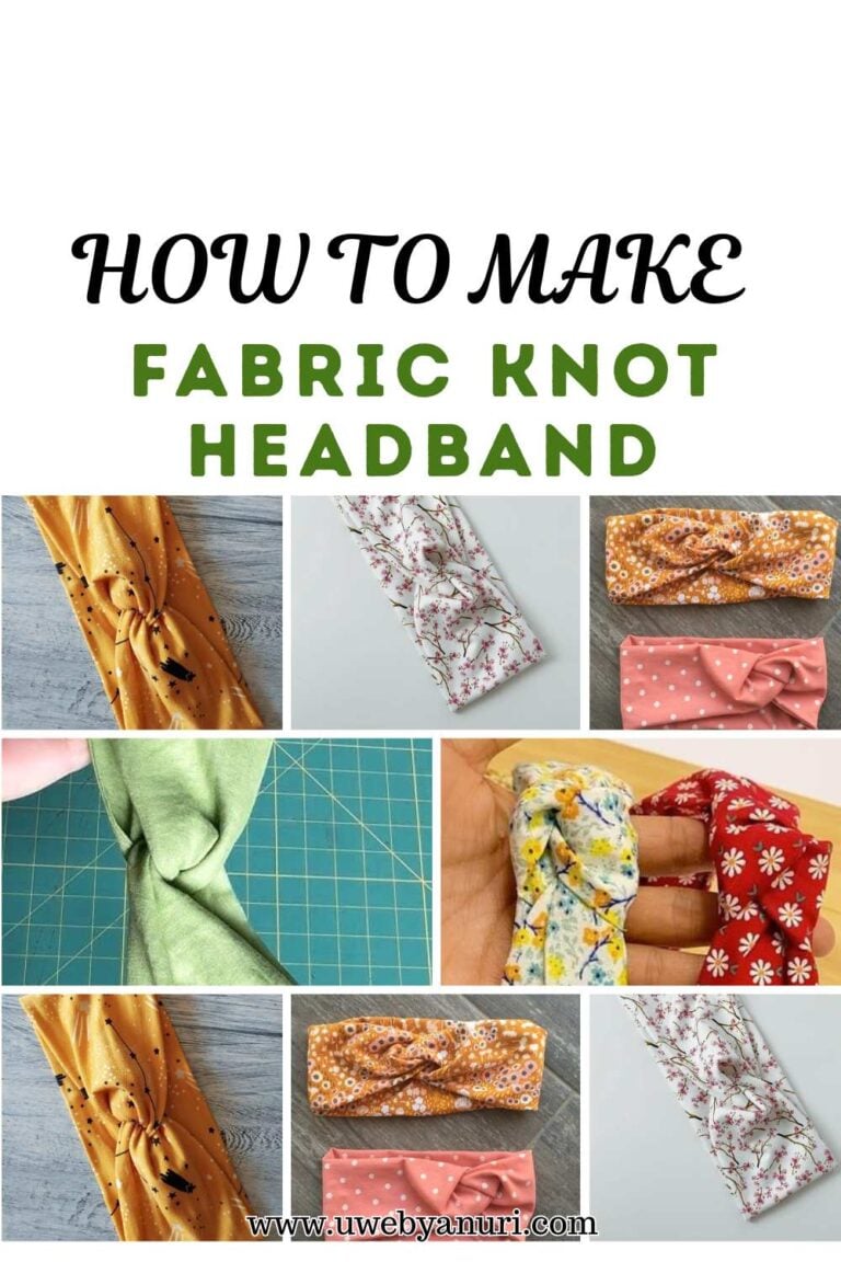 How to Make a Fabric Knot Headband (Easy DIY Sewing Tutorial for Beginners)