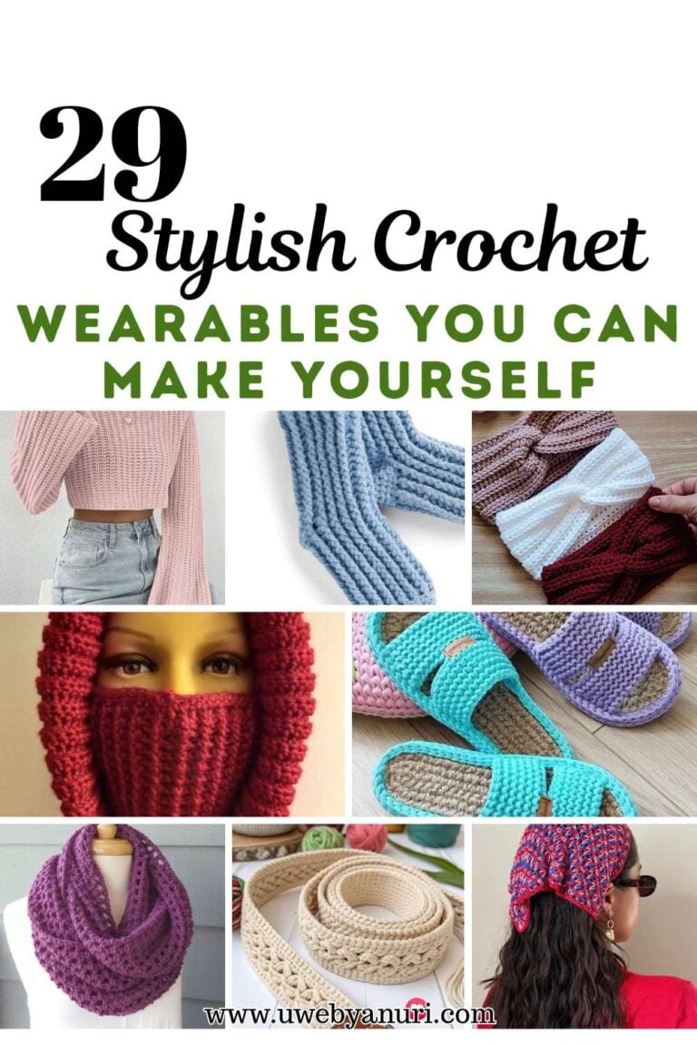 29 Stylish Crochet Wearables You Can Make Yourself