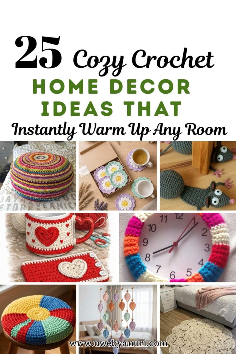 25 Cozy Crochet Home Decor Ideas That Instantly Warm Up Any Room
