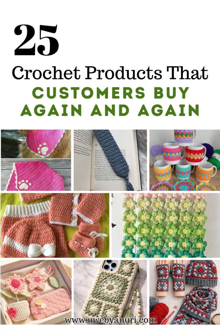 25 Crochet Products That Customers Buy Again and Again
