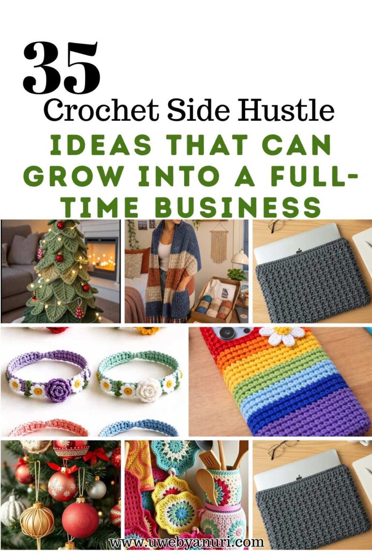 35 Crochet Side Hustle Ideas That Can Grow Into a Full-Time Business