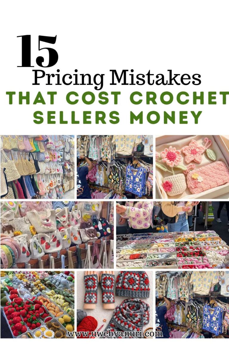 15 Pricing Mistakes That Cost Crochet Sellers Money
