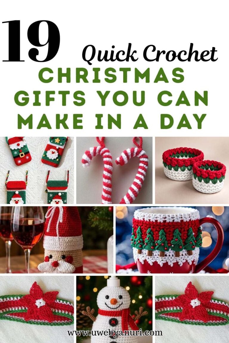19 Quick Crochet Christmas Gifts You Can Make in a Day
