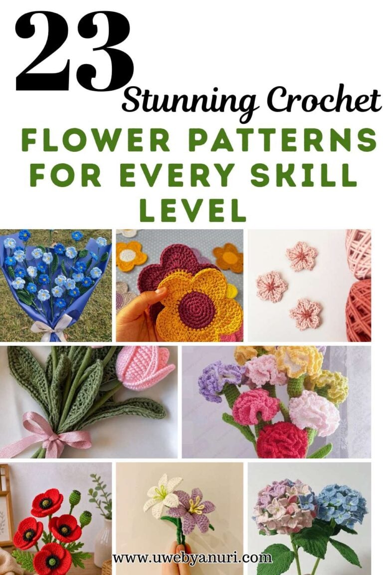 23 Stunning Crochet Flower Patterns for Every Skill Level