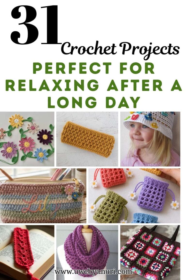 31 Crochet Projects Perfect for Relaxing After a Long Day