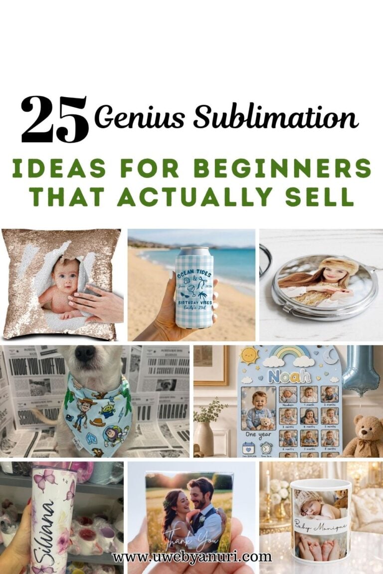 25 Genius Sublimation Ideas for Beginners That Actually Sell
