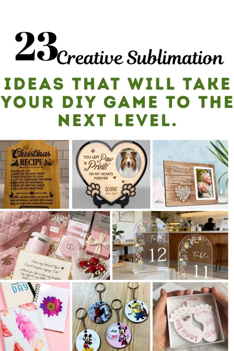 23 Creative Sublimation Ideas That Will Take Your DIY Game to the Next Level.