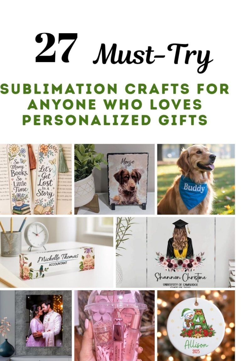 27 Must-Try Sublimation Crafts for Anyone Who Loves Personalized Gifts