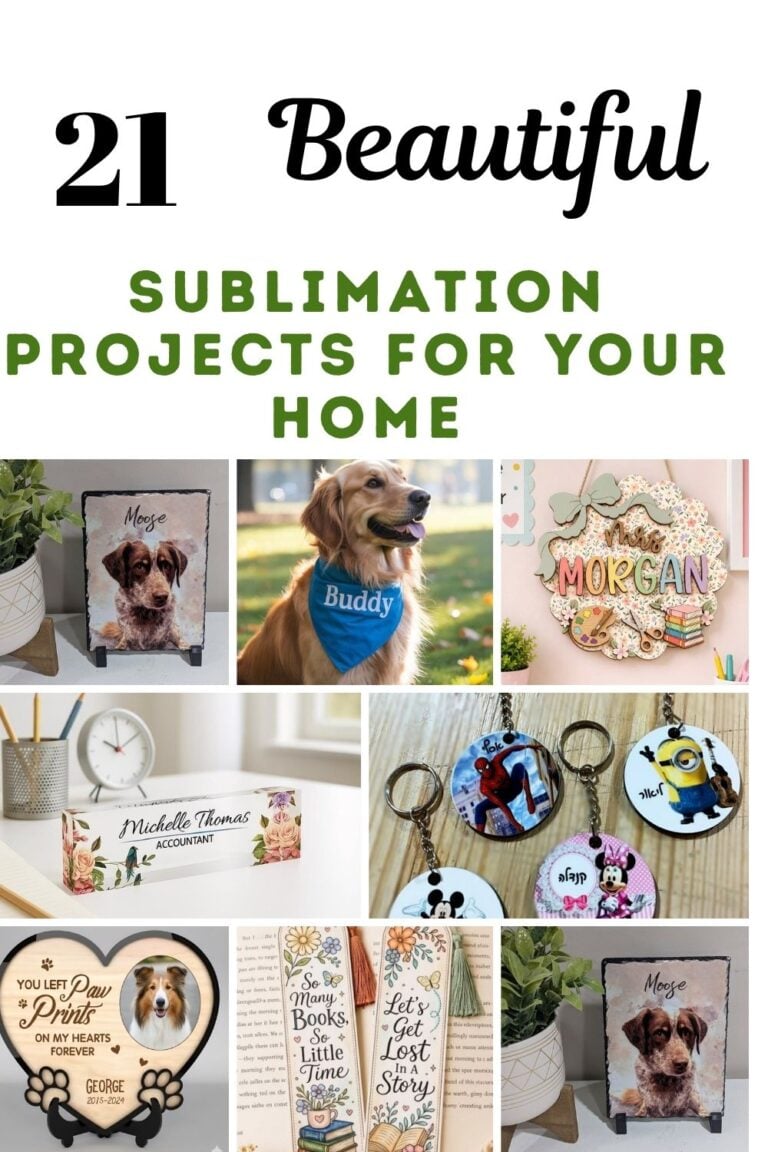 21 Beautiful Sublimation Projects for Your Home