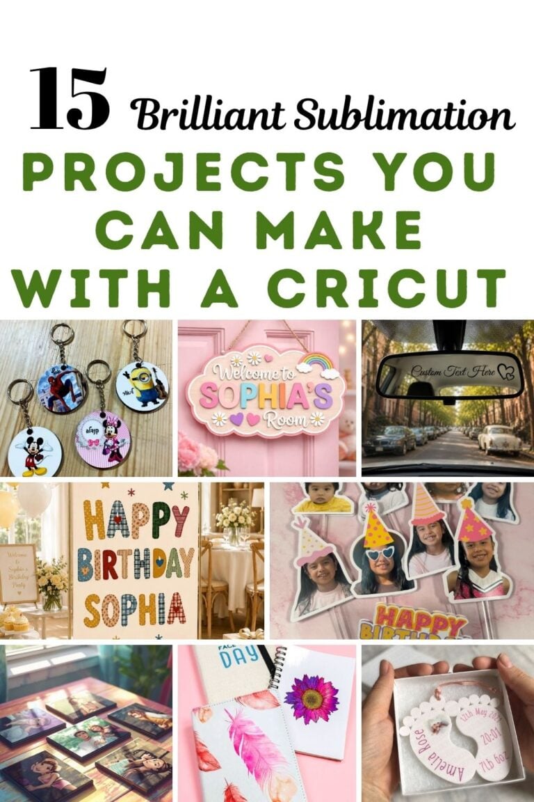 15 Brilliant Sublimation Projects You Can Make With a Cricut