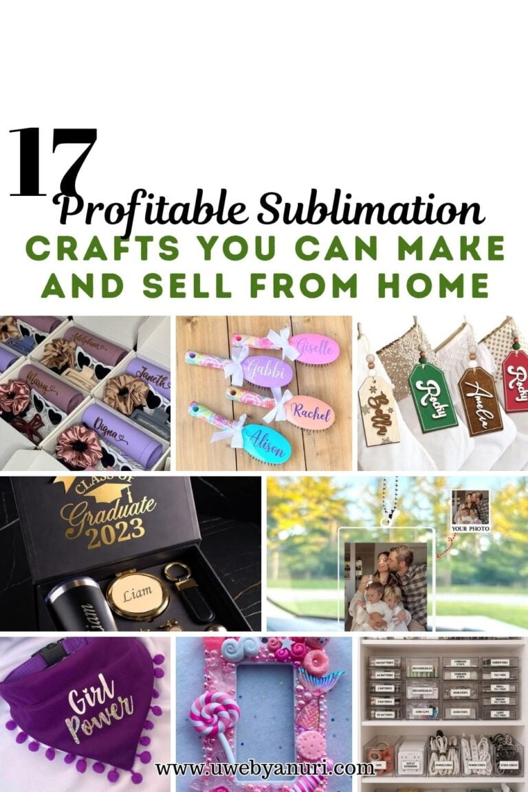 17 Profitable Sublimation Crafts You Can Make and Sell From Home