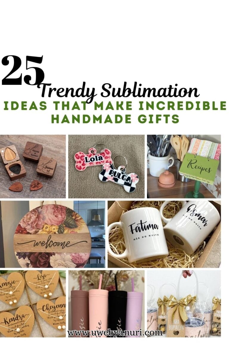 25 Trendy Sublimation Ideas That Make Incredible Handmade Gifts