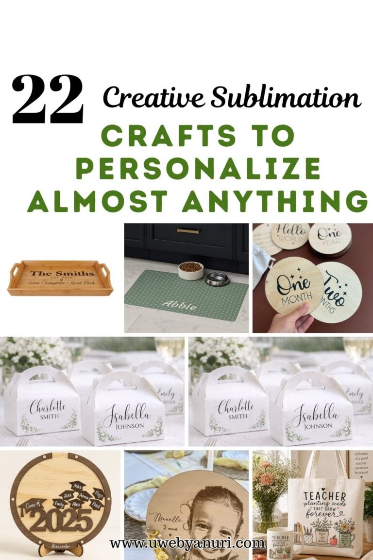 22 Creative Sublimation Crafts to Personalize Almost Anything
