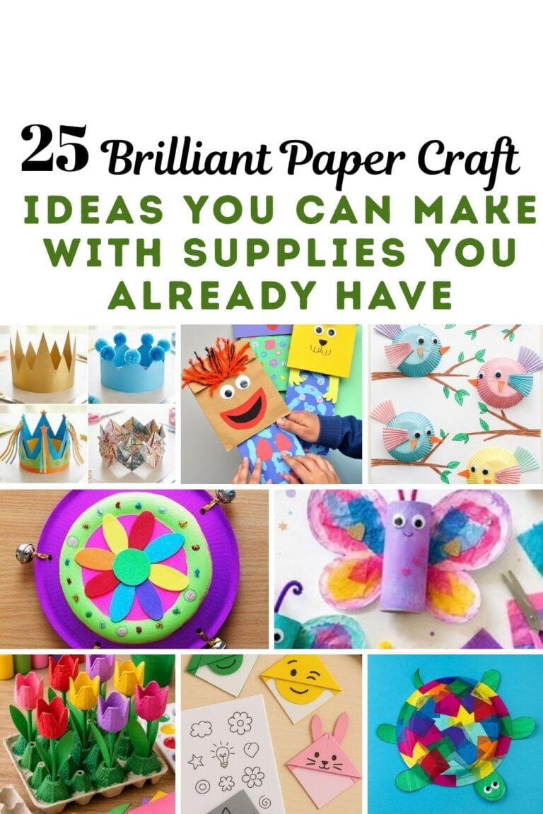 25 Brilliant Paper Craft Ideas You Can Make With Supplies You Already Have.
