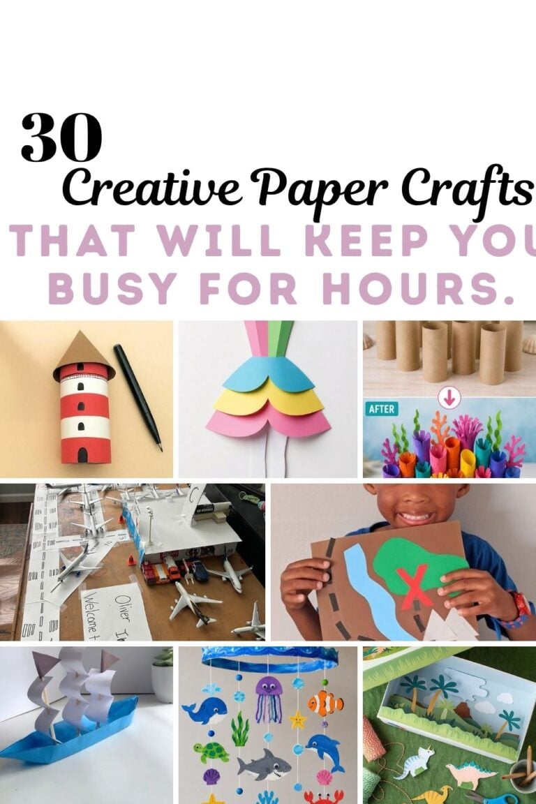 30 Creative Paper Crafts That Will Keep You Busy for Hours.