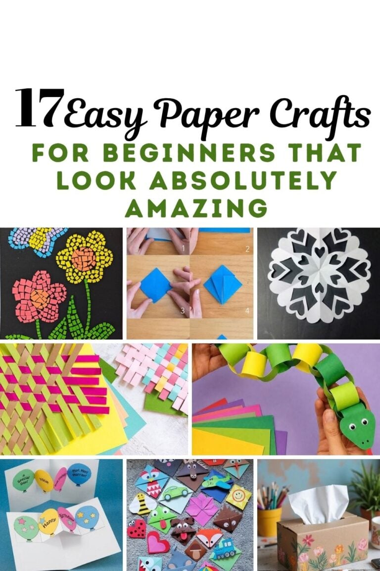17 Easy Paper Crafts for Beginners That Look Absolutely Amazing.