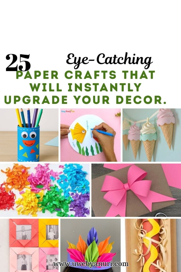 25 Eye-Catching Paper Crafts That Will Instantly Upgrade Your Decor.