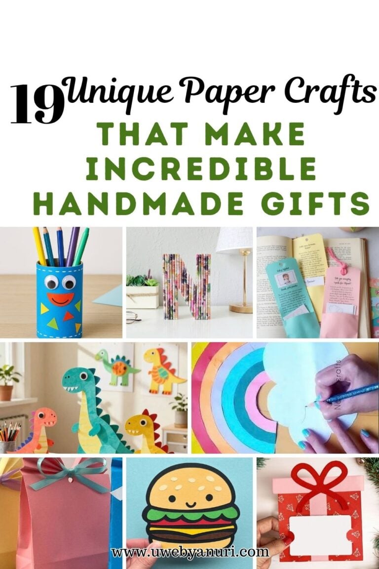 19 Unique Paper Crafts That Make Incredible Handmade Gifts.
