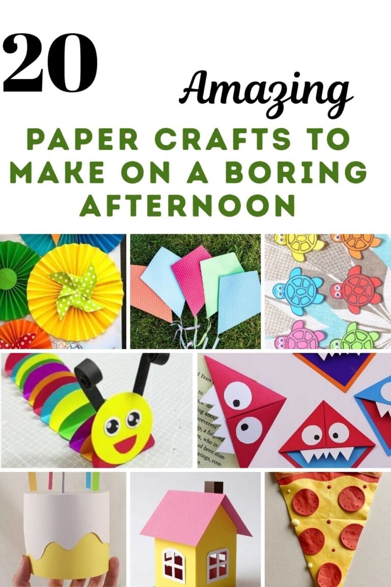 20 Amazing Paper Crafts to Make on a Boring Afternoon.