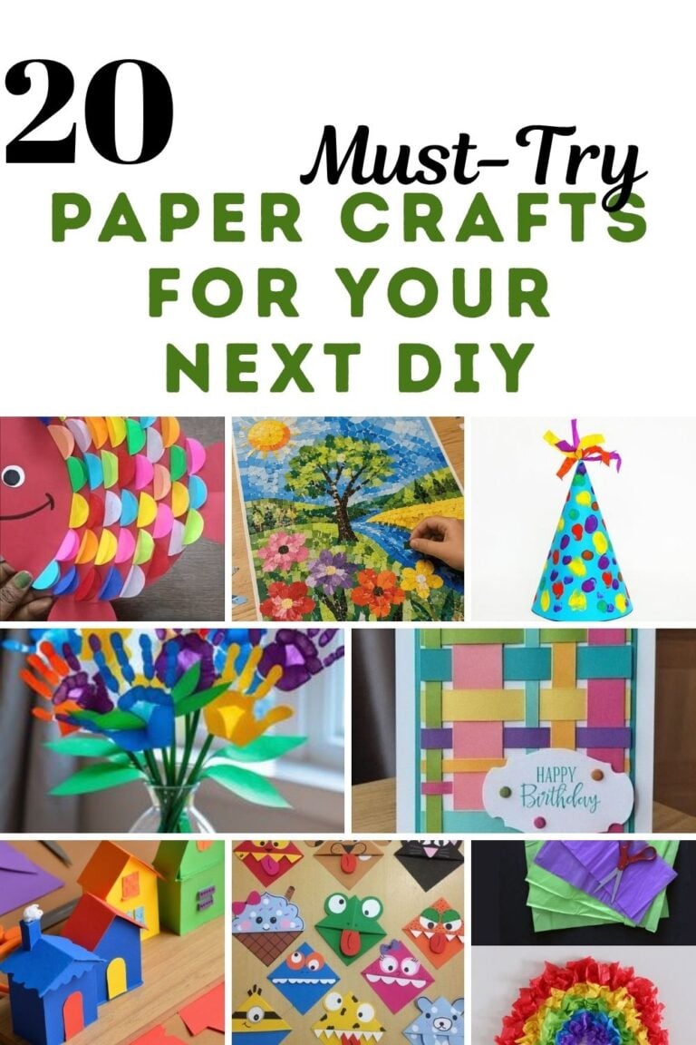 20 Must-Try Paper Crafts for Your Next DIY.